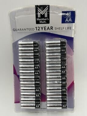 MEMBER'S MARK AA BATTERIES - 48 PACK